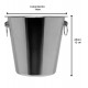 Balde 12X14CM 900ML Para gelo De Aço Inox